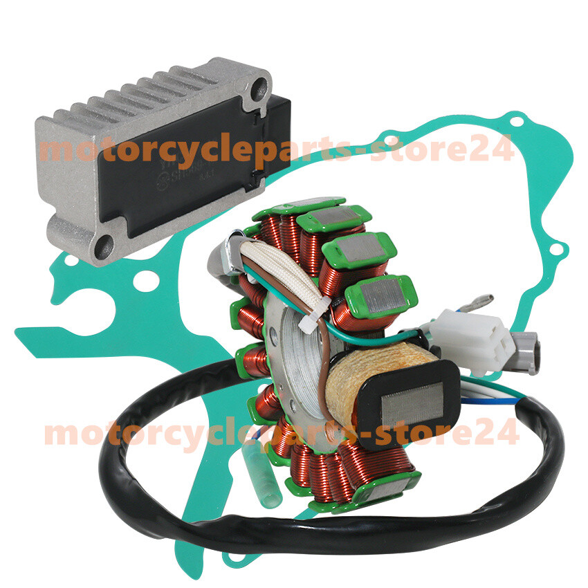 ⚠︎hima　TW225E Magneto Stator+Voltage Regulator+Gasket for Yamaha TW200E