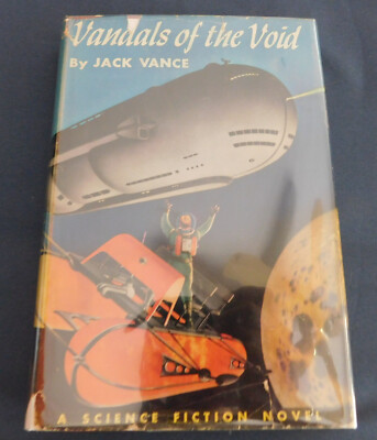Vandals of the Void by Jack Vance - 1953 - first edition HB DJ PROTECTIVE COVER