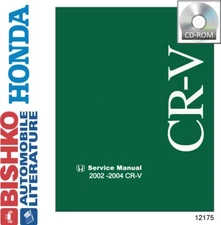 2002 2003 2004 Honda Cr-V Shop Service Repair Manual CD