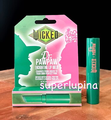 Dr. PawPaw x Wicked Color Changing Enchanting Lip Balm NEW 0.1 oz