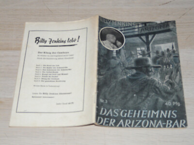 BILLY JENKINS Nr. 3, glatter Umschlag, vermutl. spätere Aufl., Orig. UTA-Verlag