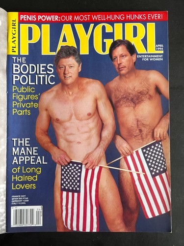 PLAYGIRL April 1994 / Most hung past model layout/ 5 layouts + Real Men