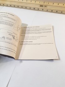Nintendo NES Zapper Instruction Manual Booklet Only Has Some Damage On Cover.   