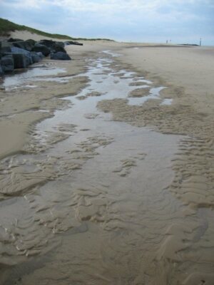 Photo 6x4 Raspberry Ripple? Hempstead/TG4028 Ripples left in the sand le c2007