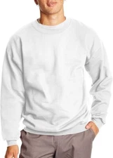 Hanes Sweatshirt Mens Heavyweight Cotton Fleece Crewneck Ultimate Standard S-3XL