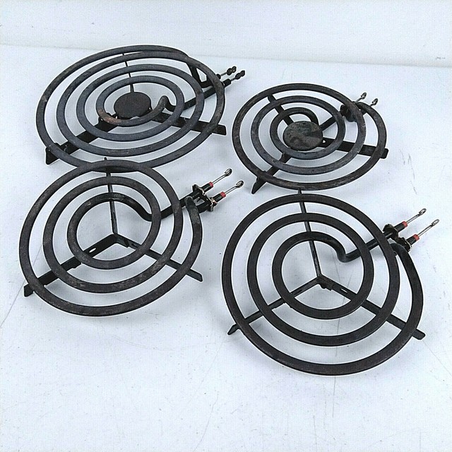 Four GE Hotpoint Stove Range Replacement Heating Coil Electric Stovetop