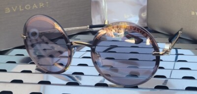 New Bvlgari Sunglasses 0BV6149B 20147A Pink Gold w/ Gradient