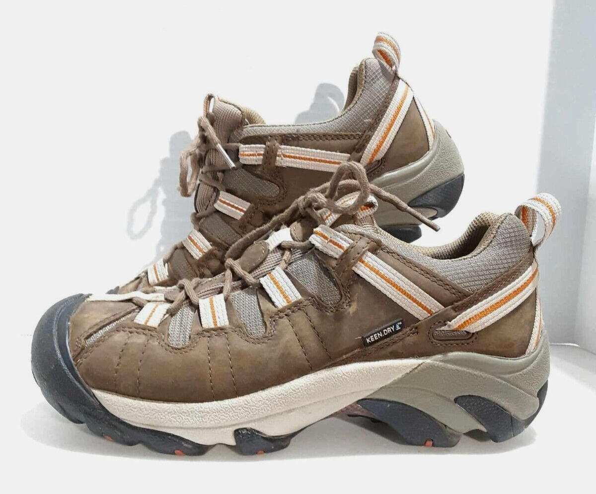 Scarpe da trekking Keen Dry da donna taglia US 7 5 marrone marrone arancione