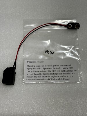 BCR Battery Replacement Super Capacitor for MTH Proto-Sound 2.0 5-Volt Board PS2