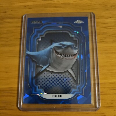 Topps Disney Chrome Sapphire Ed Bruce From Finding Nemo / Dory Base Card #111