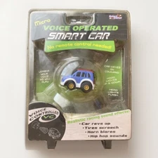 New Micro Voice Operated Smart Car by Smart Planet Voice Controlled Blue