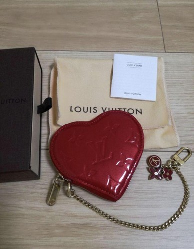 Moeda De Louis Vuitton caso Internacional Porto monecour Pom Damour Charme  Coração Com Caixa Nova | eBay