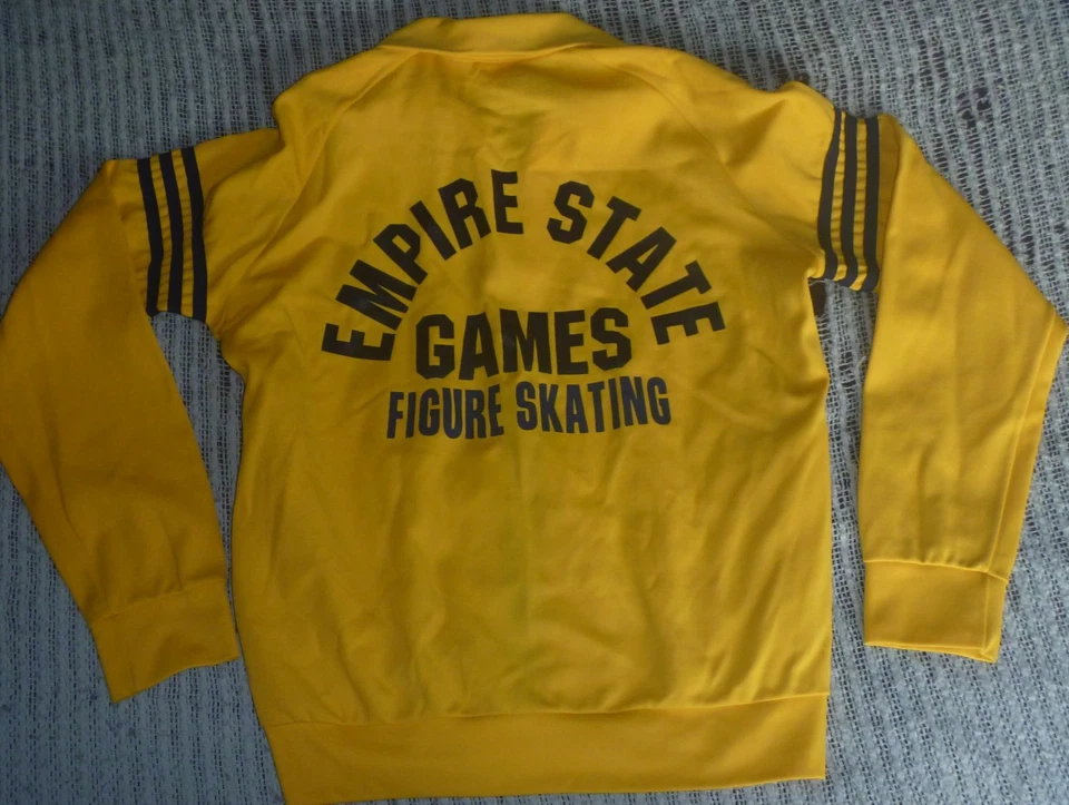 Chaqueta De Colección 1985 Empire State Games Lake Placid NY Yvonne PATINAJE ARTÍSTICO Mujer 6 Foto 3 de 3