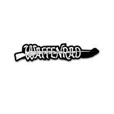 Aufkleber/Sticker Waffenrad Fahrrad Zivil Militärfahrrad Logo 10x2cm A3049