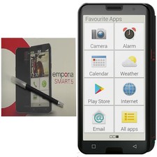 BNIB Emporia SMART.5 Single SIM 32GB  3GB Black Factory Unlocked 4G/LTE GSM