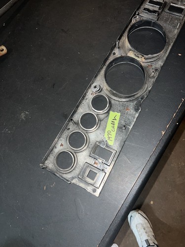 1970 Mopar B Body Rallye Dash Woodgrain Trim Plate Back Bezel 70 1 Year Only - Picture 12 of 14