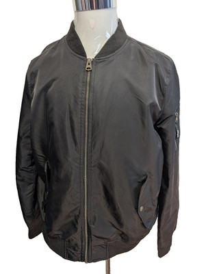 Levi's Jacke Bomberjacke Varsity Herren schwarz L warm orange gefüttert | 300BSR