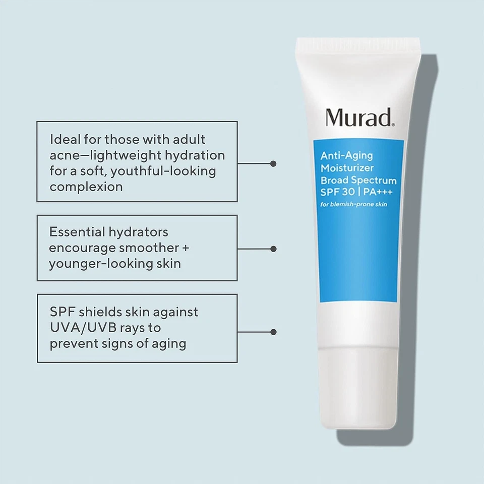 Nueva crema hidratante antienvejecimiento Murad Acne Control FPS 30 1,7 oz/50 ml exp.07/27 Foto 2 de 2