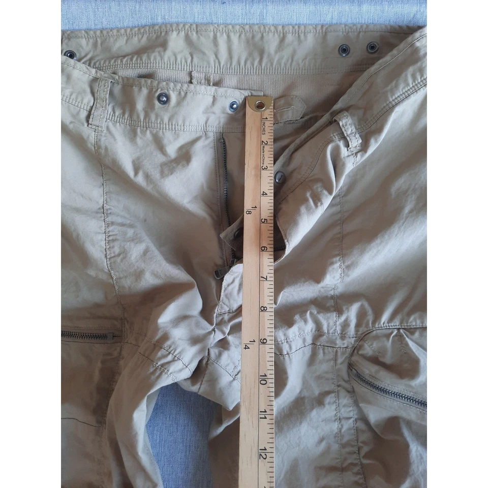 Ralph Lauren RLX авиации грузовой брюки бежевый молнии карманы шнурка лодыжки см. - Изображение 4 из 4