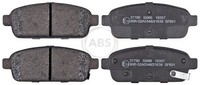 Bremsbelagsatz Scheibenbremse Hinten ABS 37790 FÜR Chevrolet Opel Vauxhall
