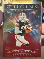 2025 Panini Origins - David Njoku, David Njoku #84 Red /225