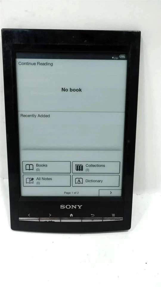Sony Reader PRS-T1 eReader eBook Reader 2GB 6"  Wi-Fi  Reader - Image 2 of 4