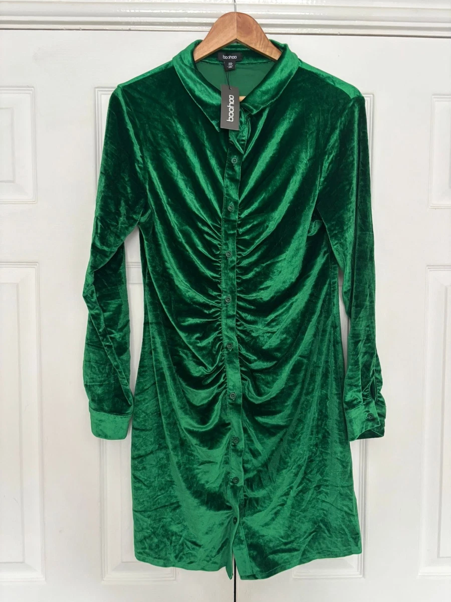 Boohoo Green Women's Velvet for sale | eBay UK