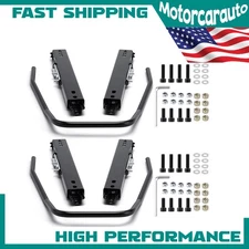 2 Pack Universal Seat Slider Seat Mounting Track Assembly Kit For NRG Sparco USA