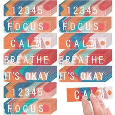 50 Pieces Anxiety Sensory Stickers for Anxiety Relief Items Mental Health Sti...