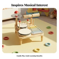 Orff Children Percussion Wood Musical Instrument Set Musical Teaching Rhythm