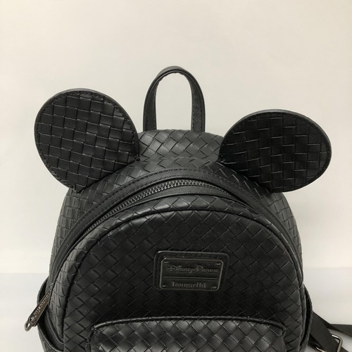 Sac à dos Loungefly femme mini noir simili cuir Mickey Ears Disney Parks - Photo 5/12