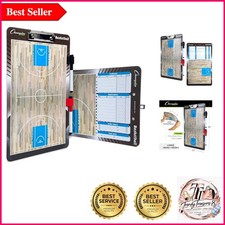 Large Dual-Sided Coaches' Whiteboard for Strategic Sports Planning