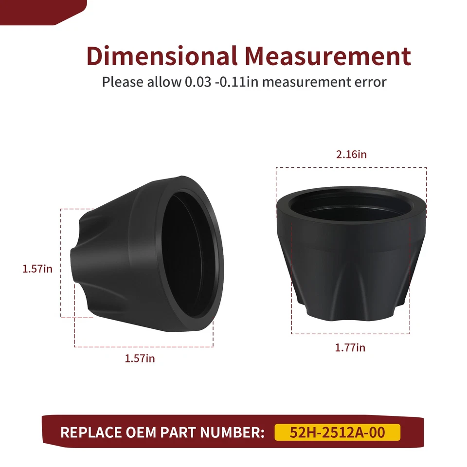 Tapacubos para Yamaha Big Bear 350 YFM350FW 4x4 1987-1999 / YFM350U 2x4 1996-1999 Foto 3 de 4