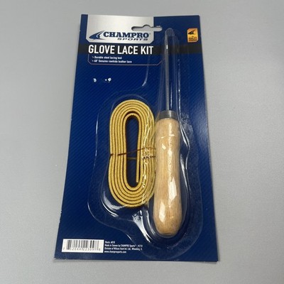 Champro Baseball Glove Lace Kit Yellow Tan Leather Lacing Repair Tool Included