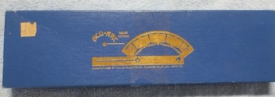 ACU-ARC Adjustable Radius Ruler Drafting Tool In Original Box Vintage By Hoyle