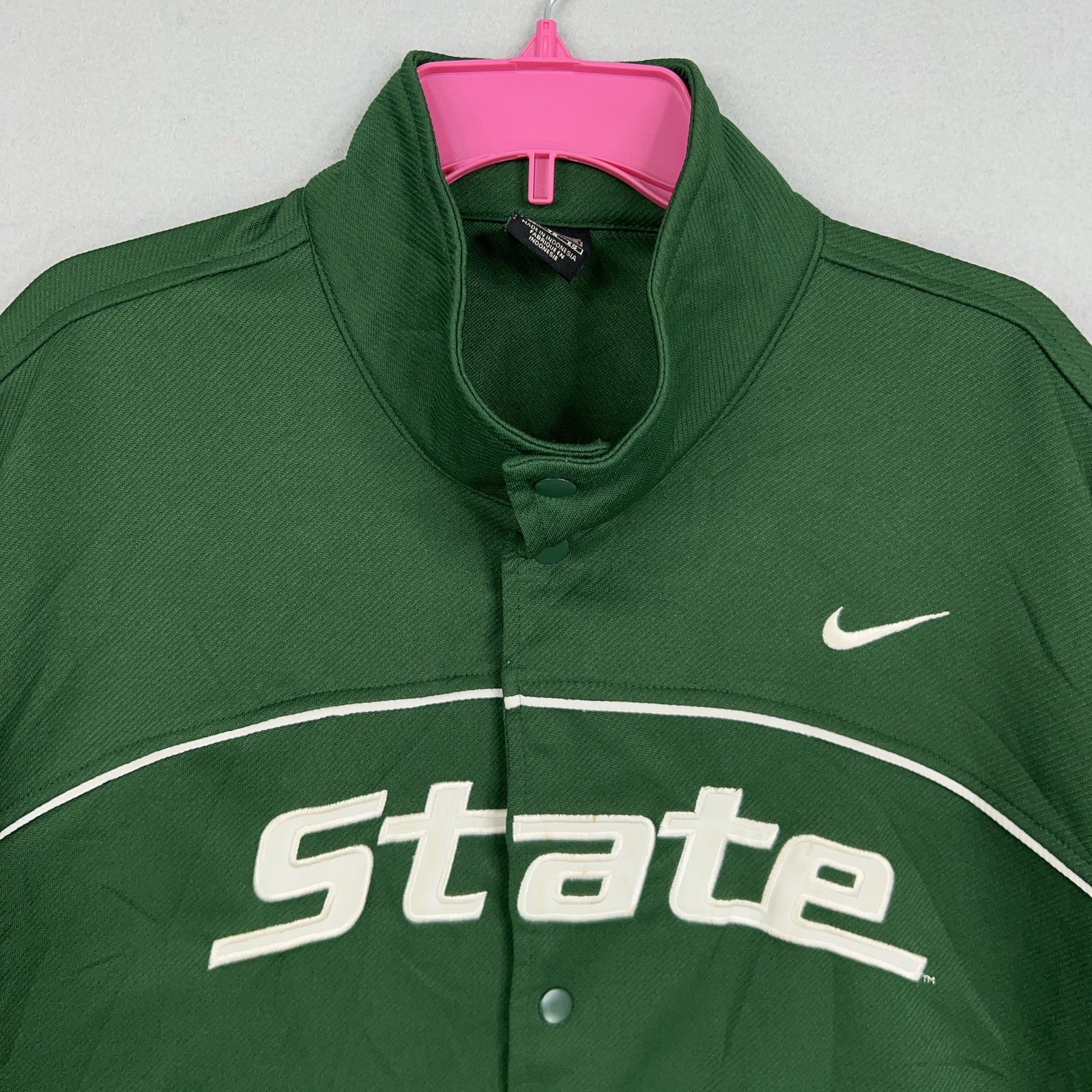 SACAI X NIKE Camicia Vintage Michigan State Spartans Uomo XL Warm Up Shooting Jacket Nike Elite