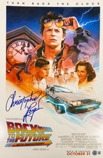 Christopher Lloyd Signed 12x18 Photo Back to the Future Autograph Beckett