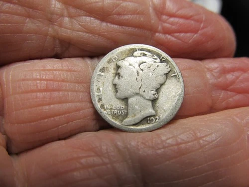1921 Mercury Dime 90% Silver~ Very Nice Good Grade~ Key-Date!!