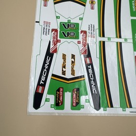 Lego Technic 24 Hours Race Car 42039 Sticker Sheet - New Never Used Authentic