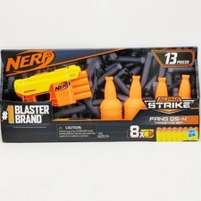 Nerf Alpha Strike Targeting Gun FANG Q5-4 Blaster Slide Shoot Target Toy FreeS H