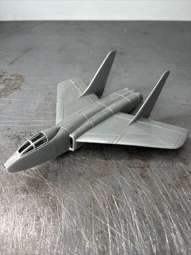 MARX F-7U-1 JET PLAYSET PART IN SILVER Airplane Fighter Rare HTF Vintage