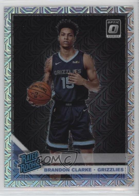 2019-20 Panini Donruss Optic Rated Rookie Choice Prizm Brandon Clarke #194 0s5s