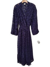 VTG Victoria's Secret Gold Label Robe Nightgown Lingerie Set Moody Whimsigoth S