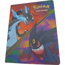 Pokémon TCG Mini Portfolio Ft Mega Charizard X Mega Gengar w/ Sleeves Holder