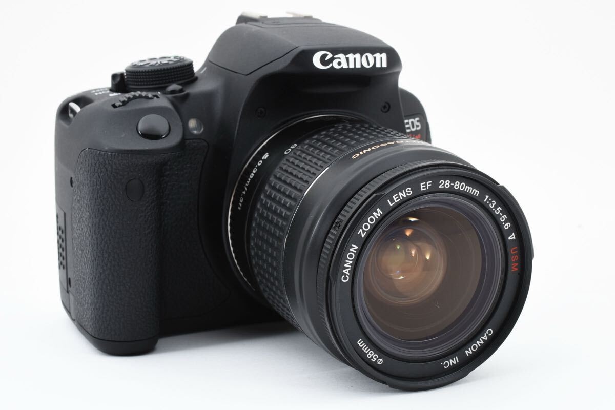 Canon EOS Kiss X7i +EF28-80㎜1:3.5-5.6II Canon EOS Kiss X7i EF28-80mm 1:3.5-5.6 V USM Standard Zoom