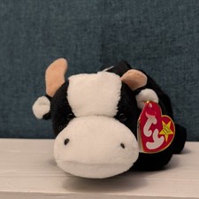 TY Beanie Baby - DAISY the Cow (9 inch) - MWMTs Stuffed Animal Toy