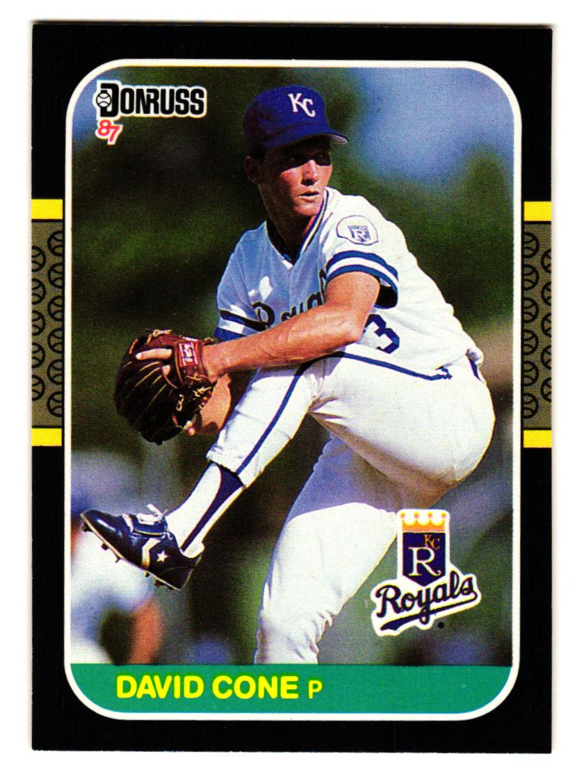 1987 Donruss - David Cone #502 (RC) Kansas City Royals Yankees Mets Cy Young