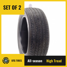 Set Of 2 Used 25555r20 Yokohama Geolandar X-cv G057 107v - 9.532