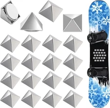 20Pcs Snowboard Stomp Pads Self Adhesive Pyramid Anti Slip Standard, 