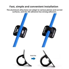ENLEE Road Bike Bicycle 3M Adhesive Alloy Stick on Cable Guide C-Type Buckle set